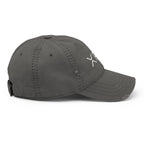 Embroidered XRP Distressed Hat - three quarter view
