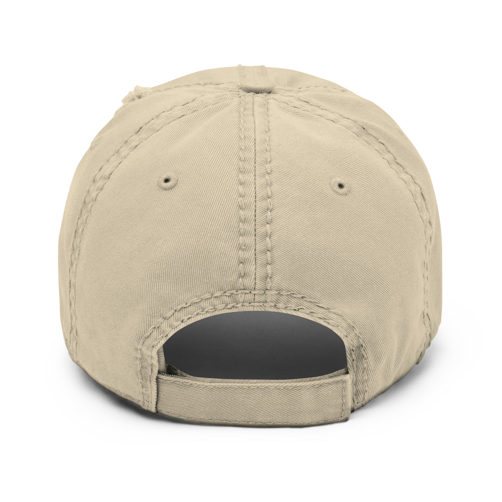 Embroidered Kaspa Distressed Dad Hat