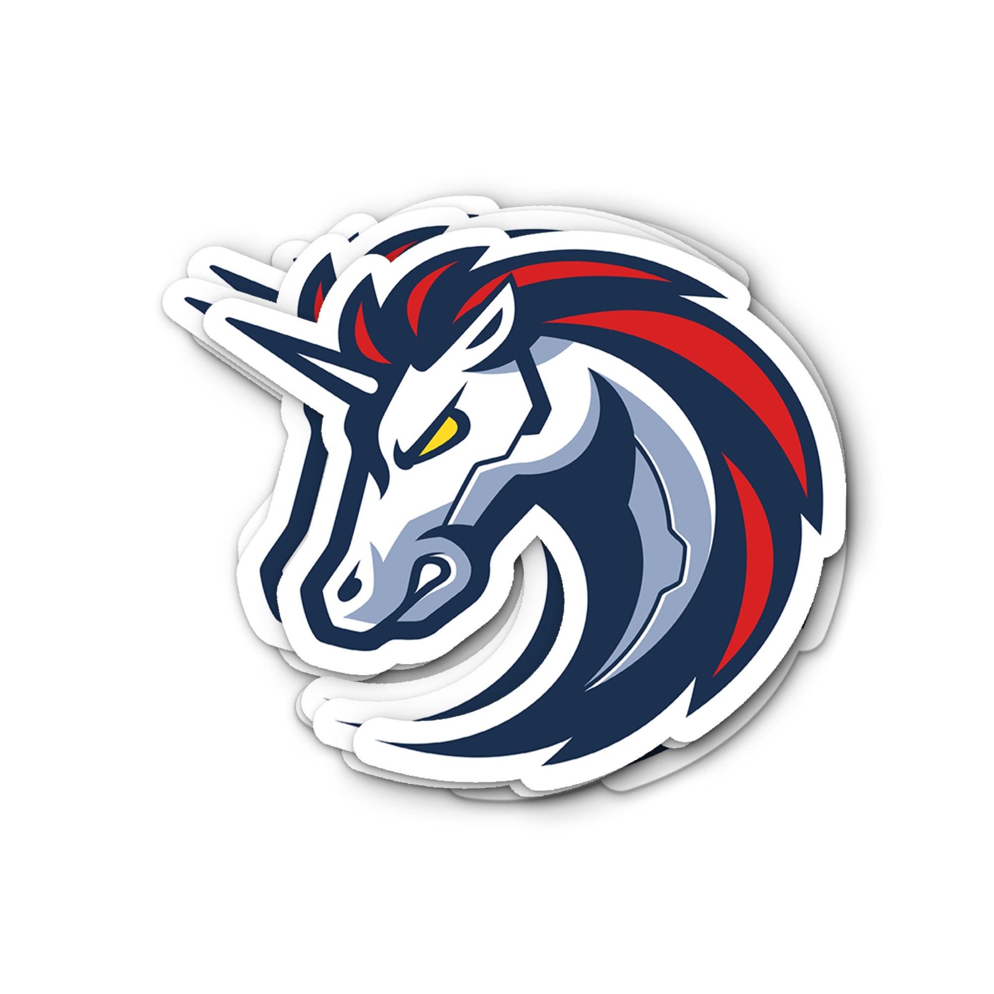 1inch Network DeFi Logo Waterproof Vinyl Crypto Sticker - 1INCH unicorn logo
