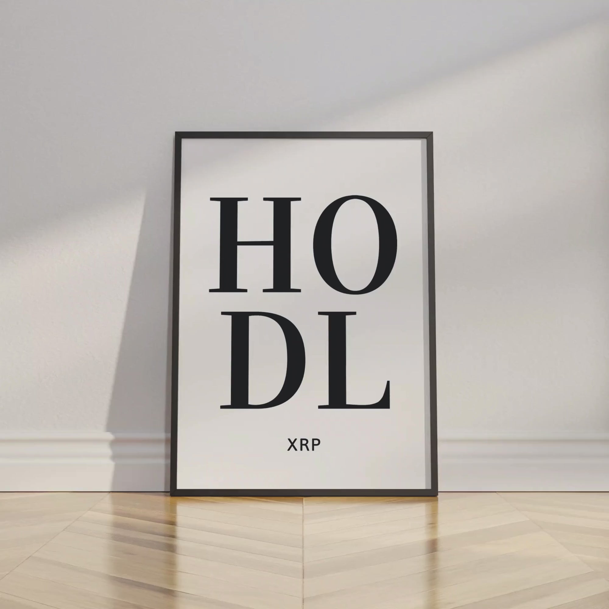 HODL XRP Poster - Unframed