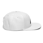 Embroidered Avalanche AVAX crypto snapback white - right side view
