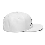 Embroidered Solana SOL snapback white Design 2 - right side view