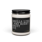 Right About Sui Candle - side view