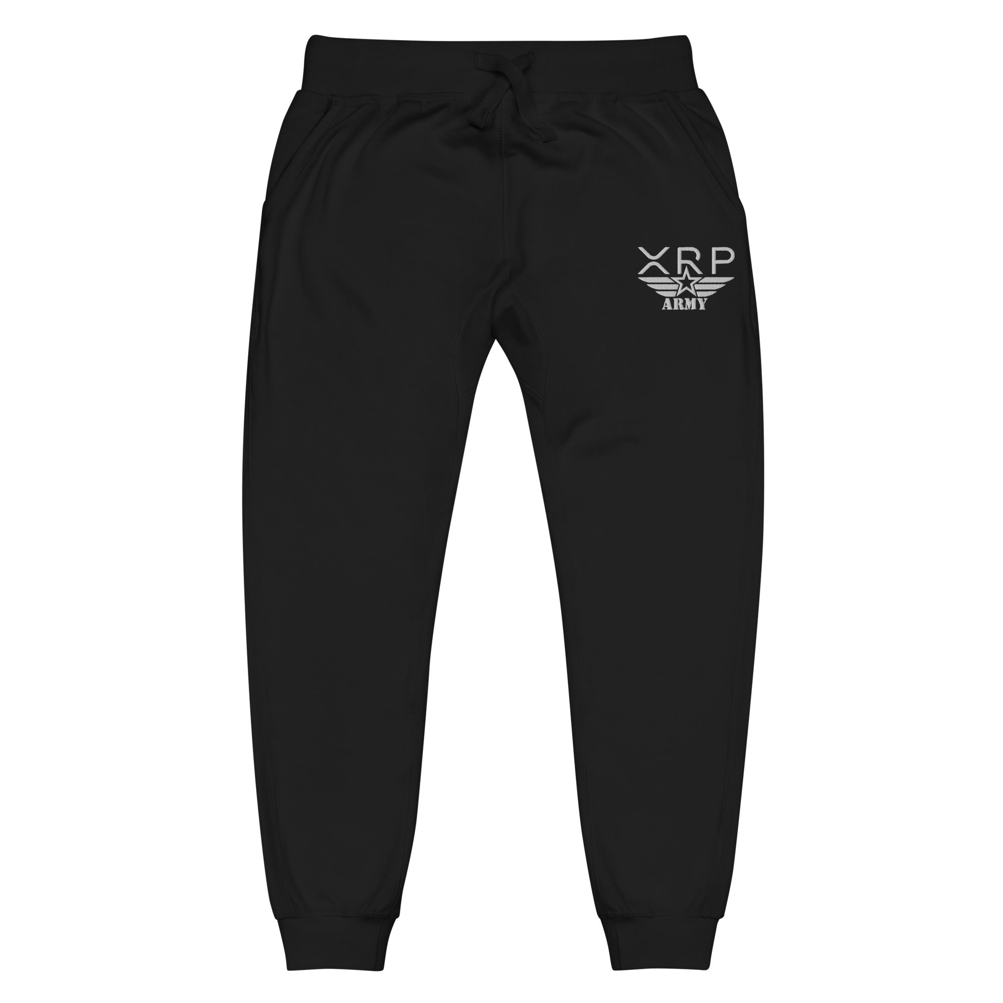 Embriodered XRP Army Unisex Fleece Jogger Sweatpants