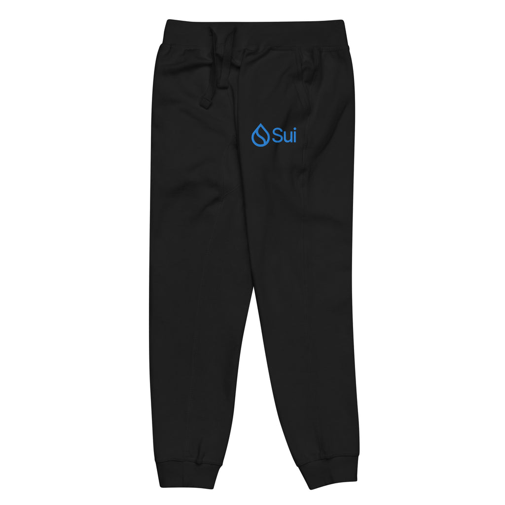 Embroidered Sui Unisex Fleece Jogger Sweatpants