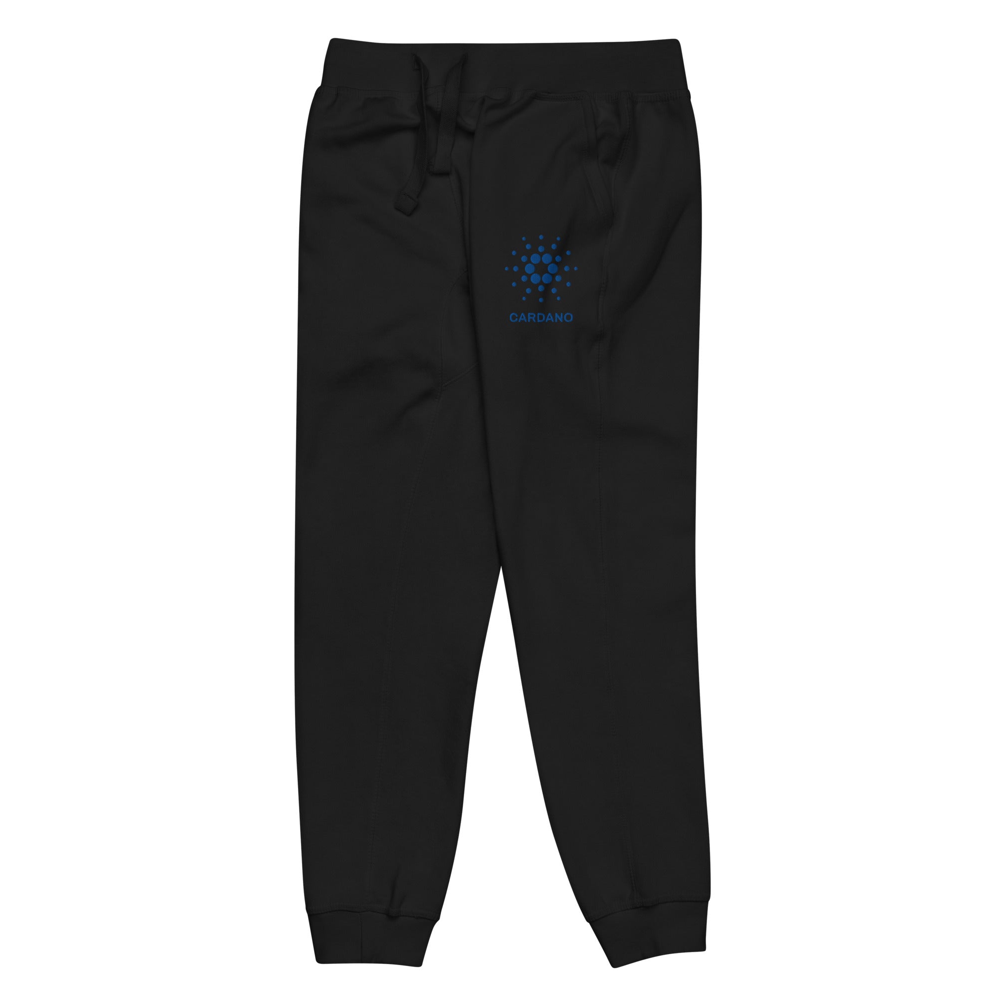 Embriodered Cardano Unisex Fleece Jogger Sweatpants