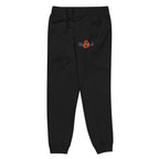 Embroidered Satoshi Nakamoto Unisex Fleece Jogger Sweatpants