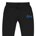 Embroidered Sui SUI Sweatpants - black zoomed embroidery