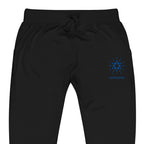 Embroidered Cardano ADA Sweatpants - black zoomed embroidery