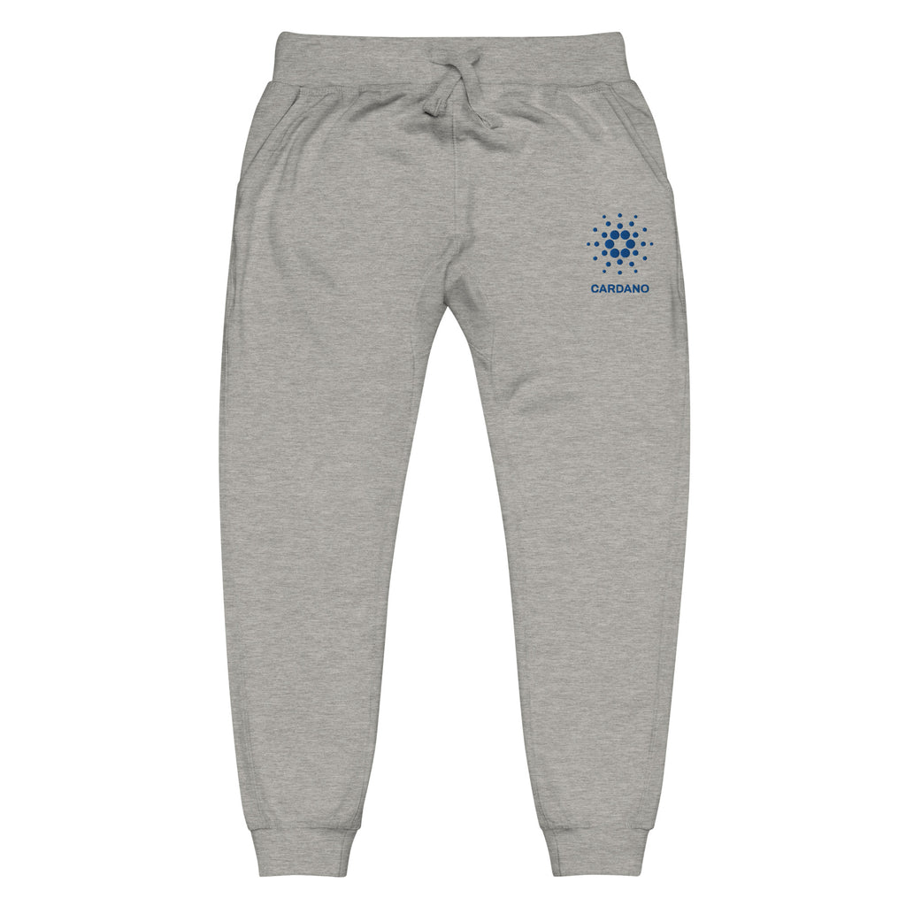 Embroidered Cardano Unisex Fleece Jogger Sweatpants