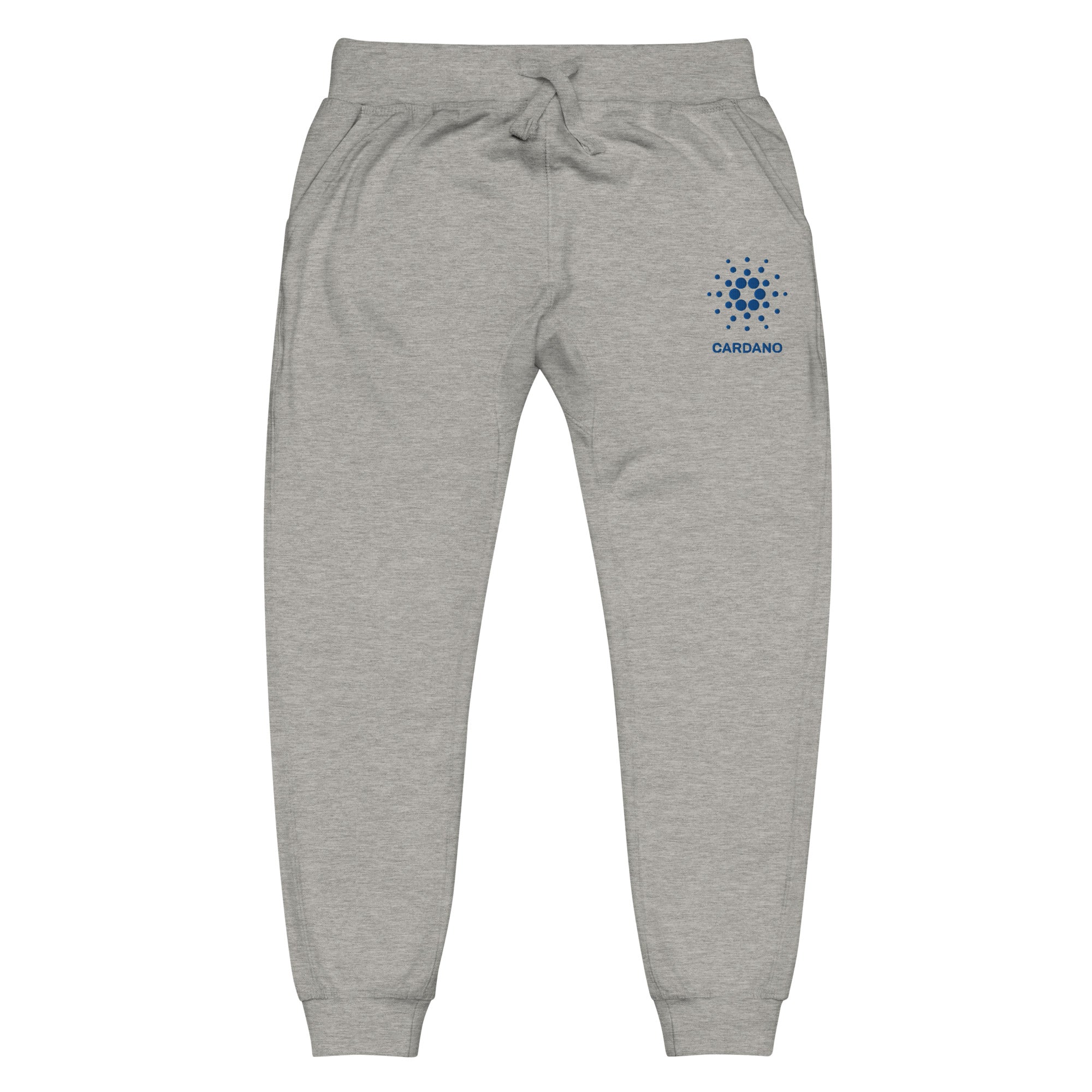 Embriodered Cardano Unisex Fleece Jogger Sweatpants