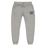 XRP Army Embroidered Sweatpants - carbon grey front view