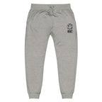 REKT Style 2 Embroidered Sweatpants - carbon grey front view