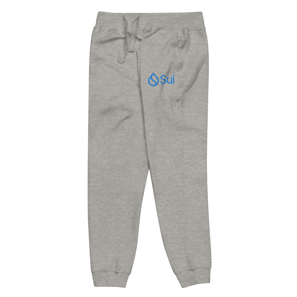 Embroidered Sui Unisex Fleece Jogger Sweatpants