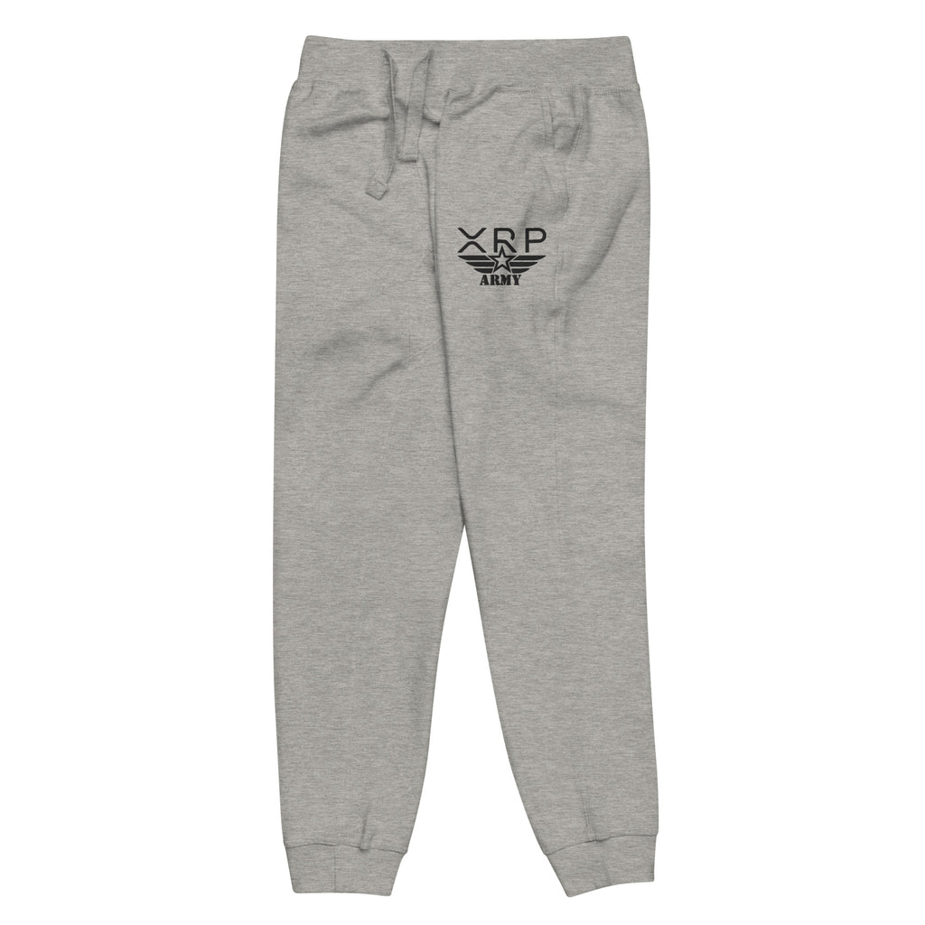 Embroidered XRP Army Unisex Fleece Jogger Sweatpants