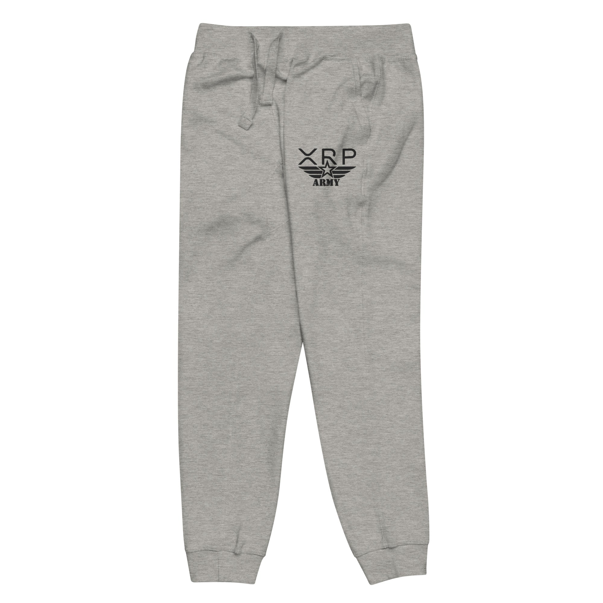 Embriodered XRP Army Unisex Fleece Jogger Sweatpants