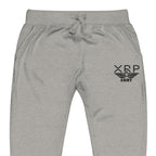 Embroidered XRP Army Sweatpants - carbon grey zoomed embroidery