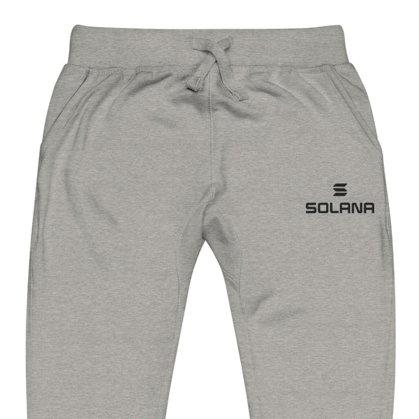 Embroidered Solana Sweatpants - carbon grey zoomed embroidery