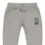 Embroidered REKT Style 2 Sweatpants - carbon grey zoomed embroidery