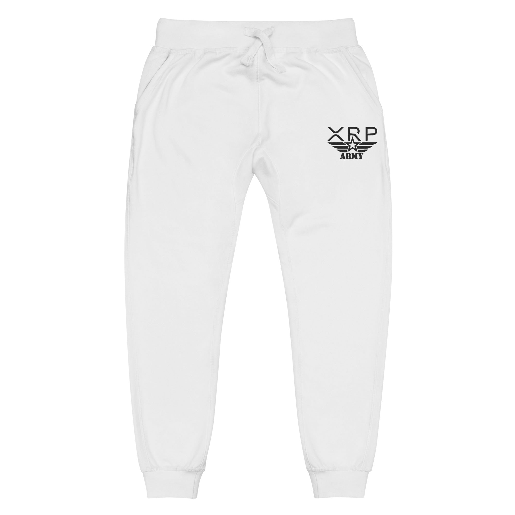 Embriodered XRP Army Unisex Fleece Jogger Sweatpants
