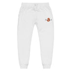 Embroidered Satoshi Nakamoto Unisex Fleece Jogger Sweatpants