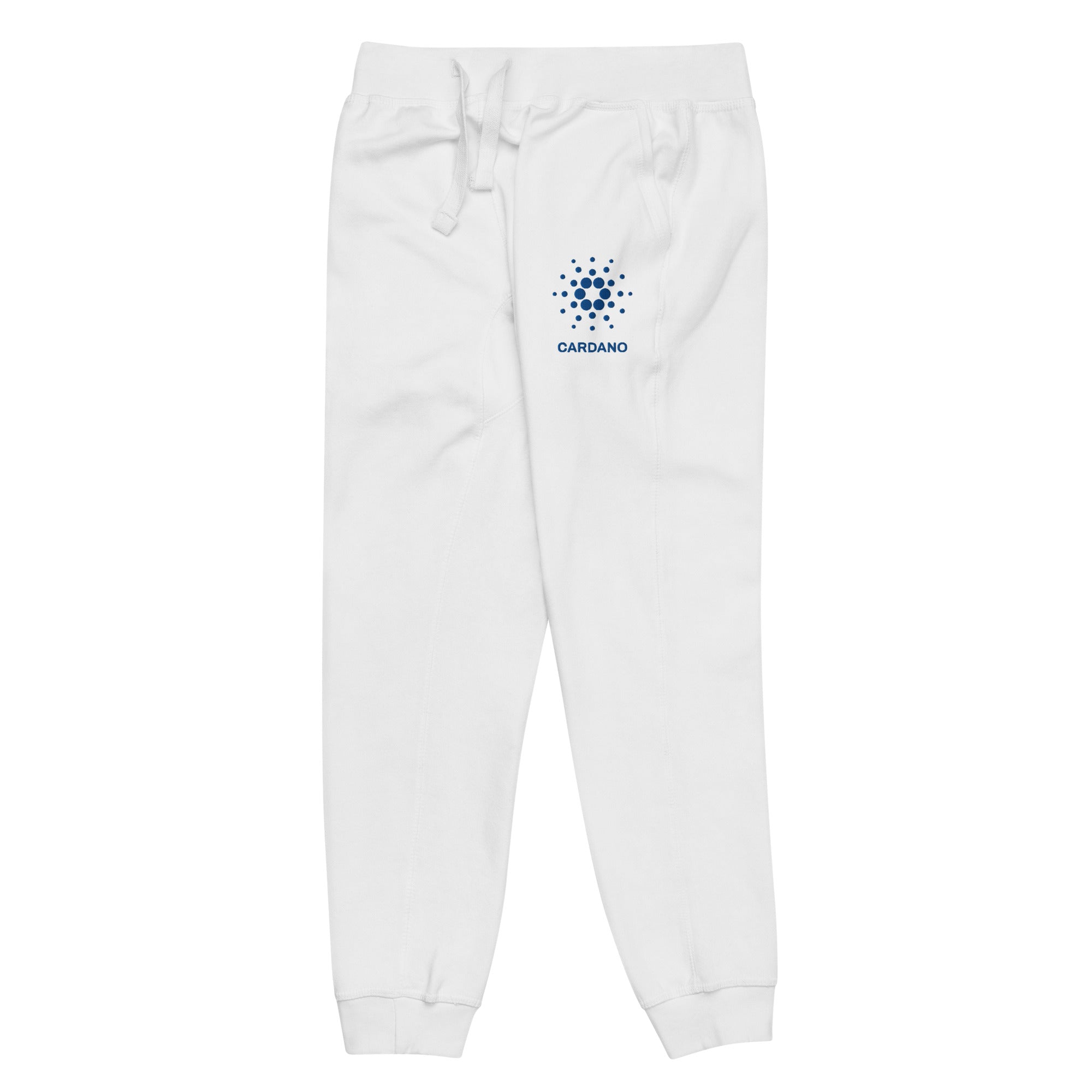 Embriodered Cardano Unisex Fleece Jogger Sweatpants