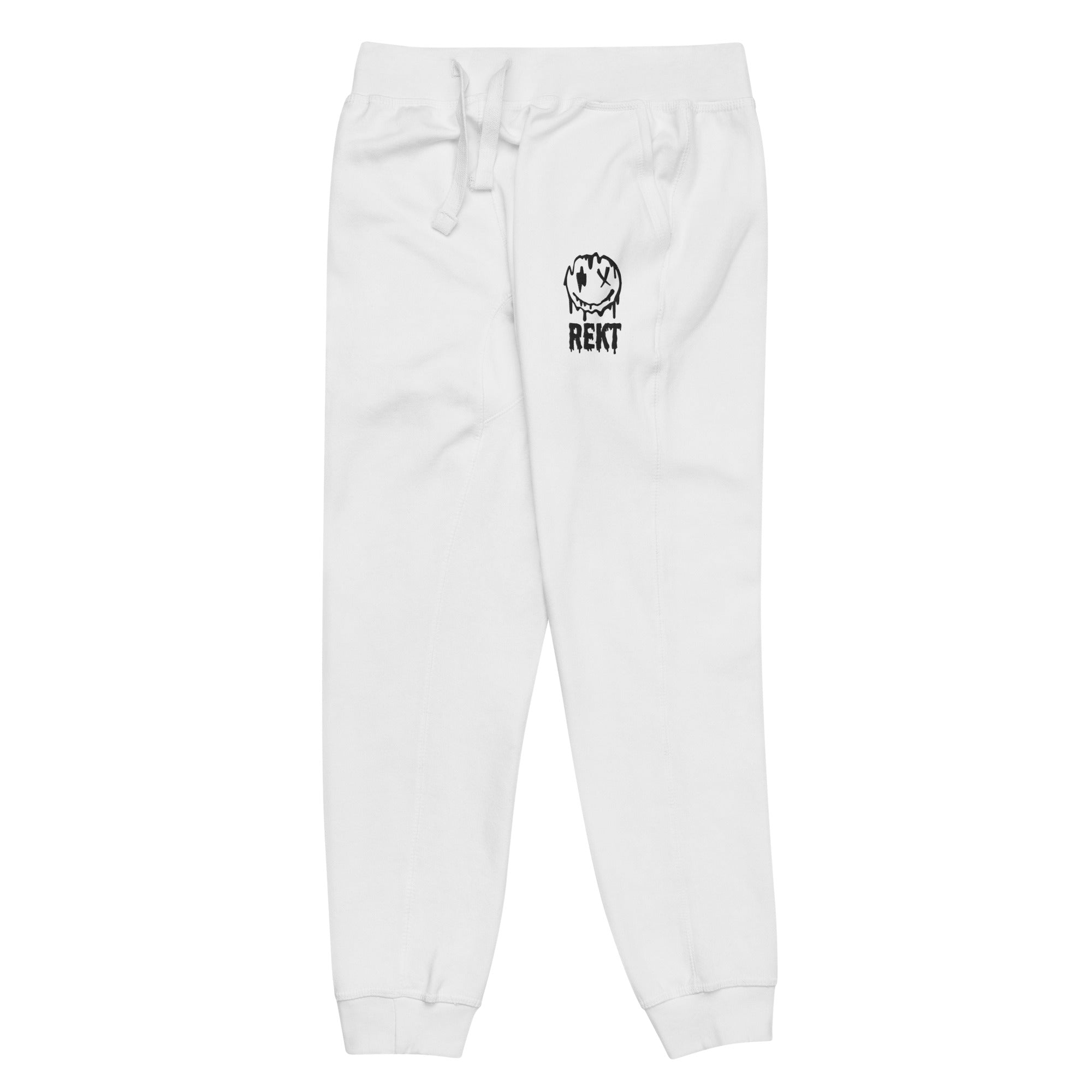 Embroidered "REKT" Unisex Fleece Jogger Sweatpants
