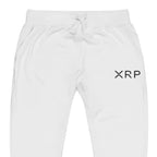 Embroidered XRP Sweatpants - white zoomed embroidery