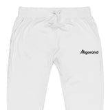 Embroidered Algorand Sweatpants - white zoomed embroidery