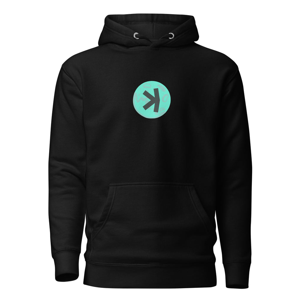 Kaspa Moon Hoodie - back view