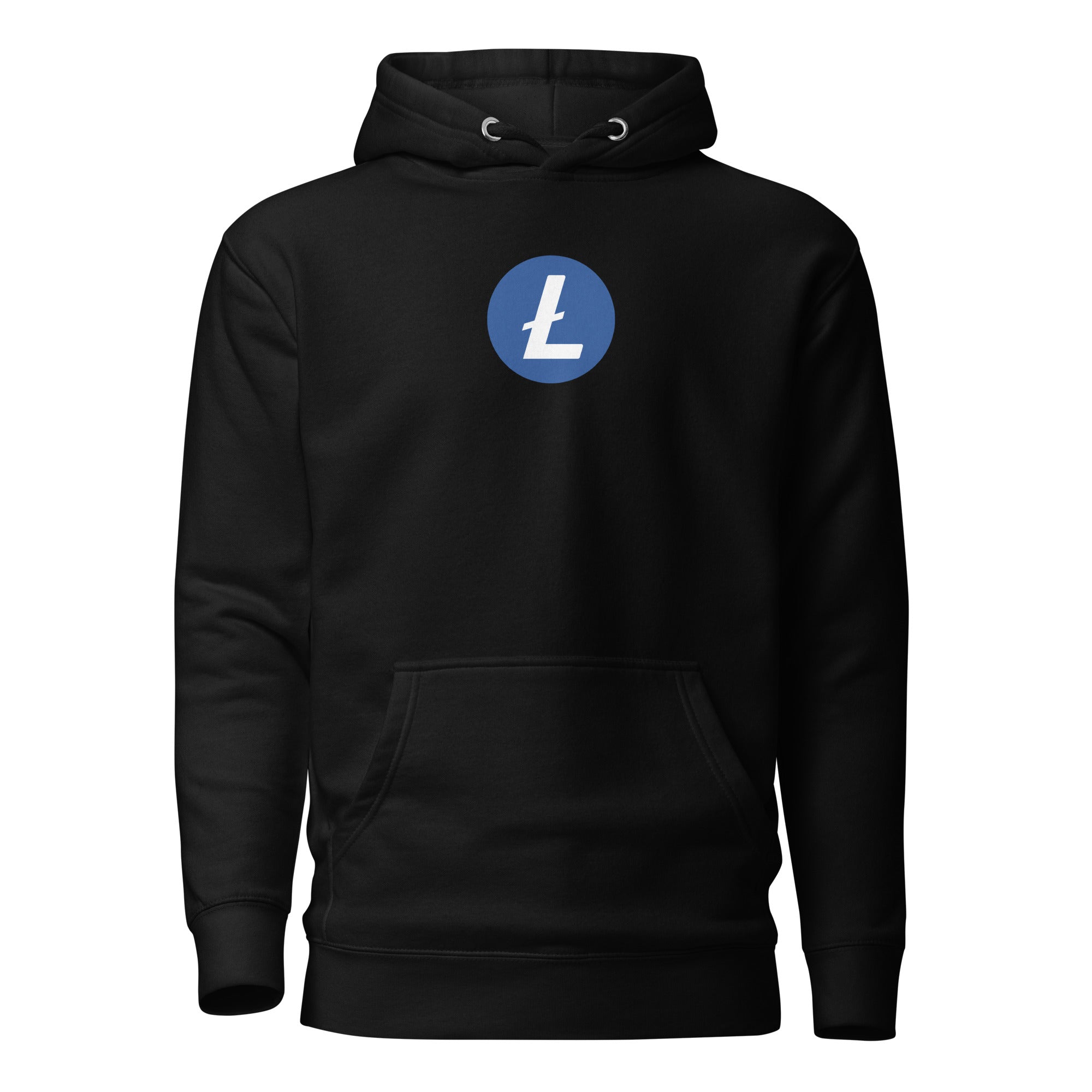 Litecoin Soft Cotton Pullover Hoodie