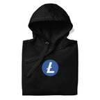 Litecoin Soft Cotton Pullover Hoodie