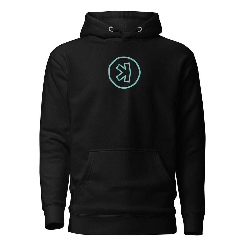 Kaspa Outline Hoodie - back view
