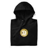 Dogecoin DOGE Pullover Hoodie - lifestyle worn view