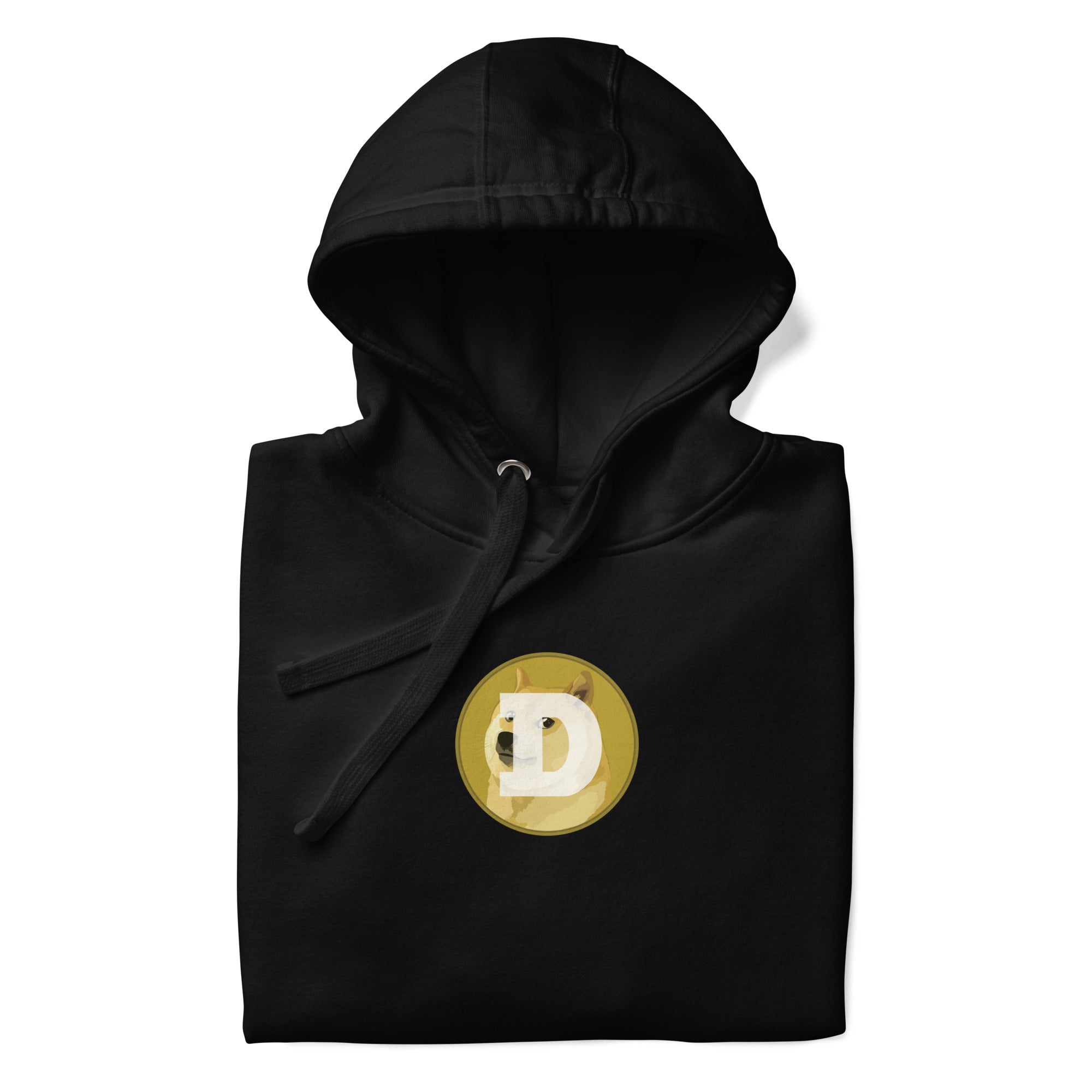 Dogecoin Soft Cotton Pullover Hoodie