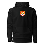 Shiba Inu SHIB Crypto Pullover Hoodie - front view black