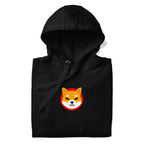 Shiba Inu SHIB crypto hoodie - lifestyle worn view