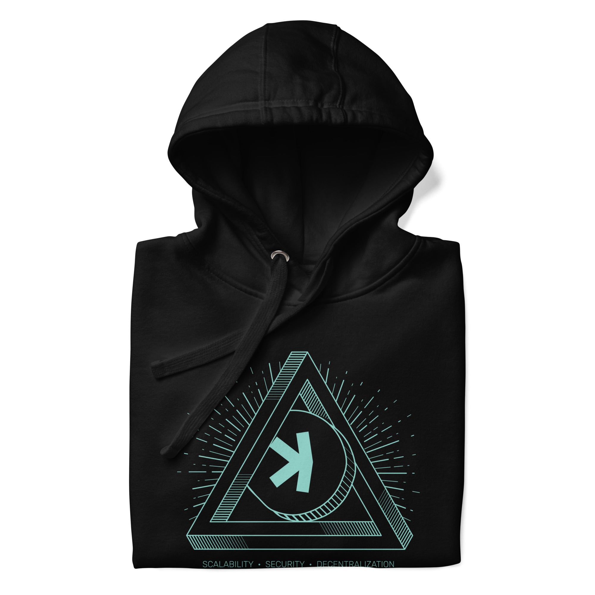 Kaspa Trilema Solved Soft Cotton Pullover Hoodie