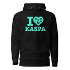 I Love Kaspa Hoodie - front view white