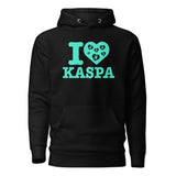 I Love Kaspa Hoodie - front view white