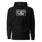 Crypto HODLer Pullover Hoodie - front view black