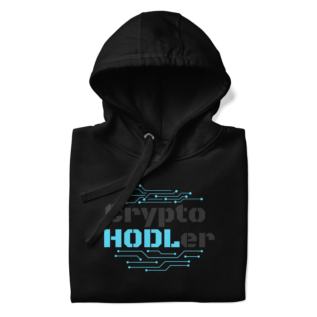 Crypto HODLer Soft Cotton Pullover Hoodie — Design 2