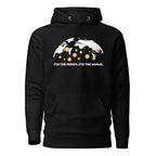 Fix the Money Fix the World Bitcoin Pullover Hoodie - front view black