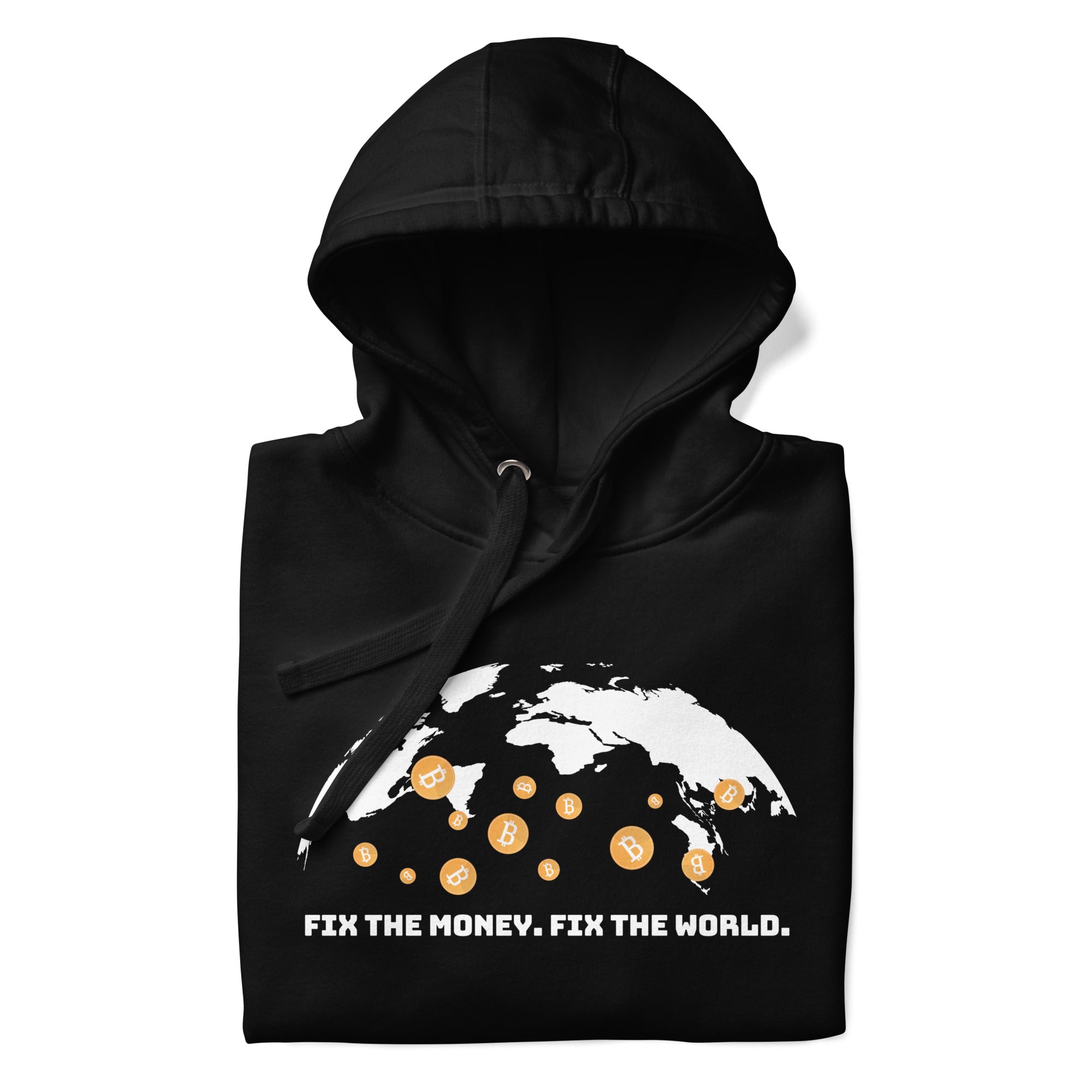 Fix the Money Fix the World Soft Cotton Pullover Hoodie