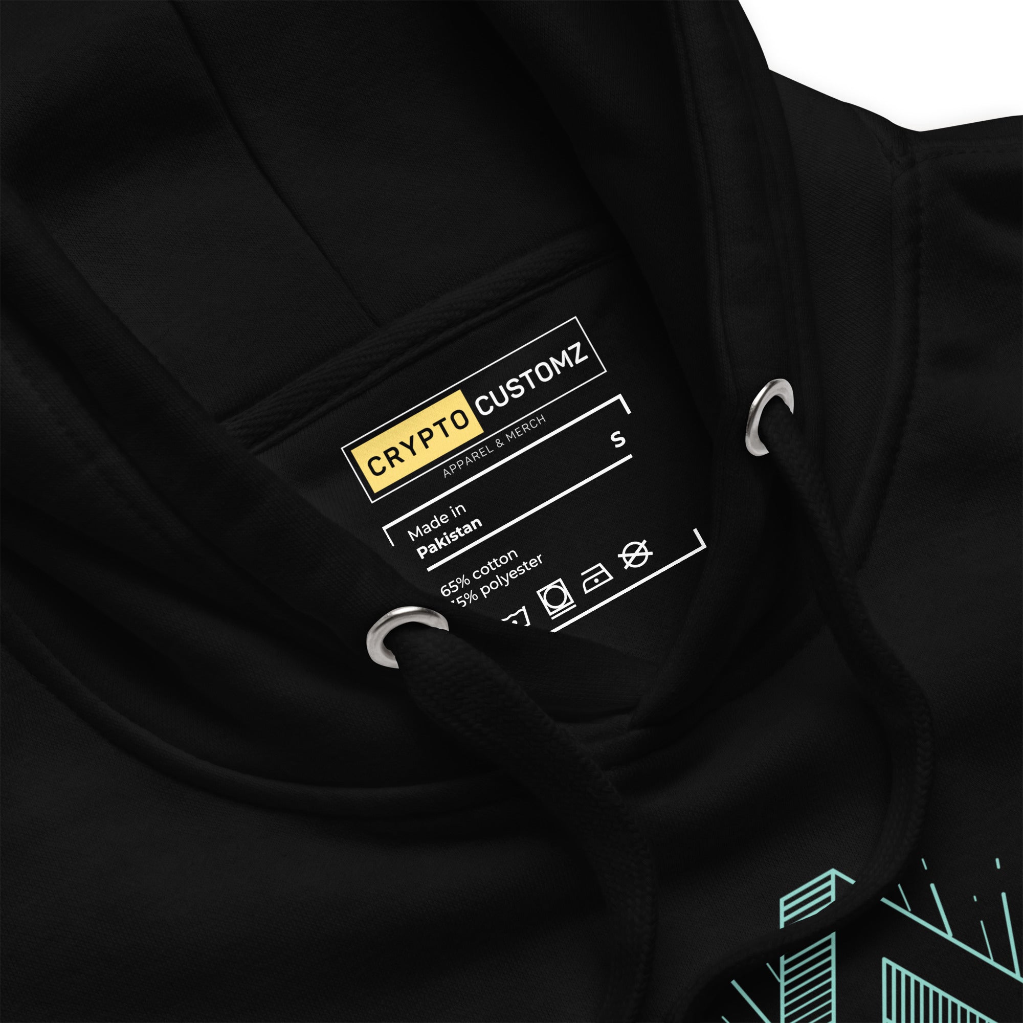 Kaspa Trilema Solved Soft Cotton Pullover Hoodie