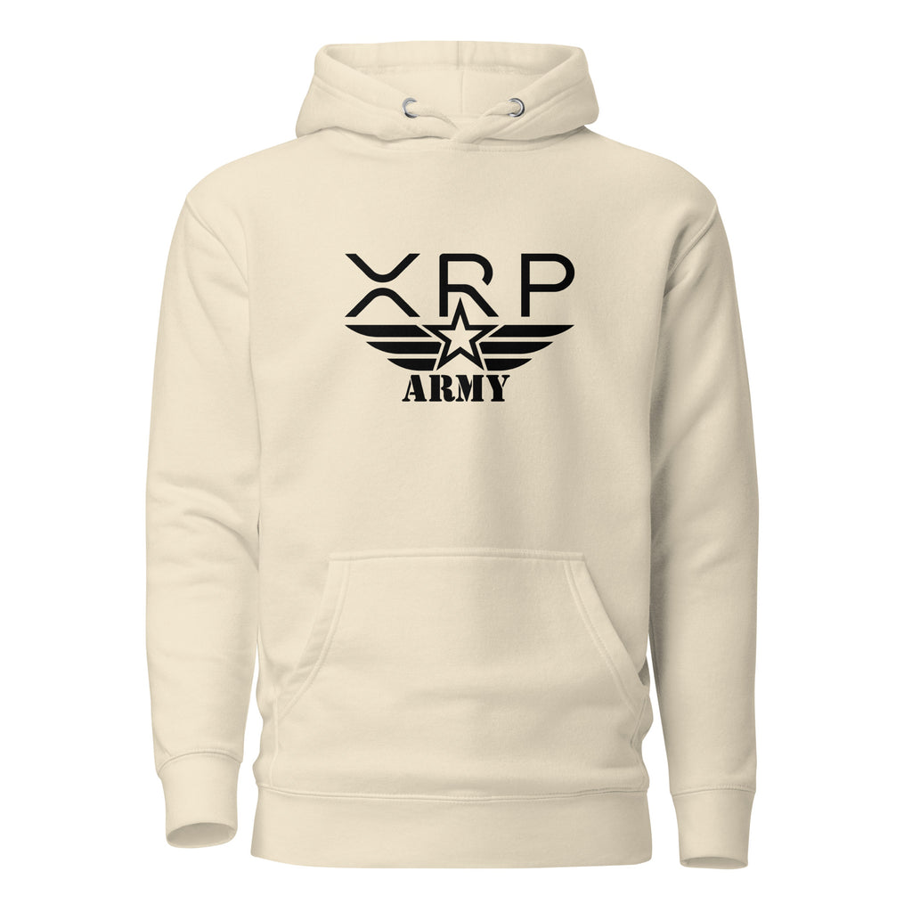 XRP Army Hoodie Design 2 - lifestyle worn view