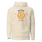 Bitcoin Est. 2009 crypto hoodie - side view
