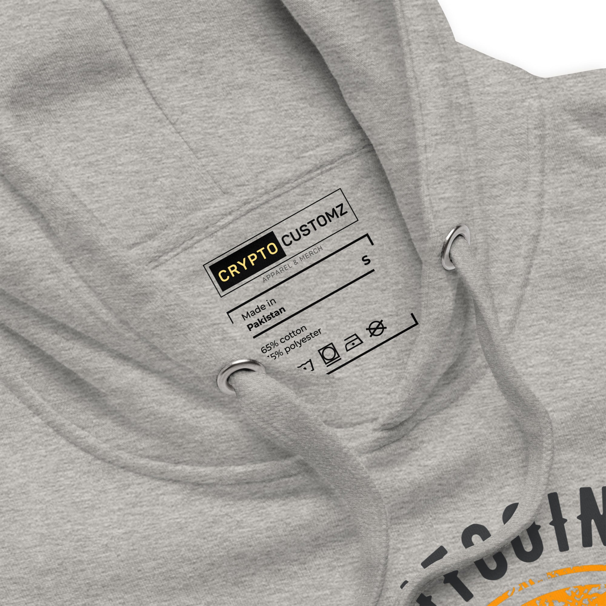 Bitcoin Est. 2009 Soft Cotton Pullover Hoodie