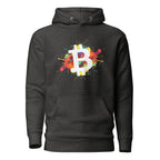 Bitcoin Splat Hoodie - back view
