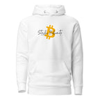 Satoshi Nakamoto Crypto Pullover Hoodie - front view with Satoshi graphic